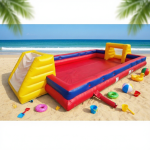 Campo de Fútbol de Jabón Inflable de Grado Comercial, Cancha de Fútbol Inflable, Futbolín Humano Inflable, <span class=keywords><strong>Juegos</strong></span> Interactivos para Eventos - Product Image 1