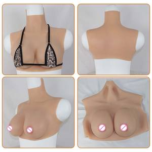 Siliconen Hip Bil <span class=keywords><strong>Sex</strong></span> Enhancer Vagina Broek Crossdresser Realistische Borst Boobs Bodysuit Voor Cosplay Travestiet Ladyboy - Product Image 2