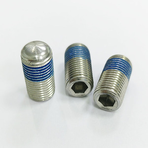 Sekrup Set Hex Socket Oval-Tip M3 M4 M5 M6 M8 6-32 8-32 10-32 1/4-20 3/8-16 SUS304 316 Baja Paduan Hitam Kelas 12.9 - Product Image 6