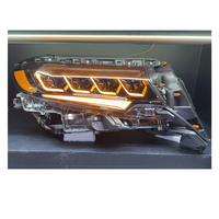 Phare LED à quatre lentilles, style quatre yeux, pour Toyota Prado FJ150 2018-2022, système d'éclairage avant automobile