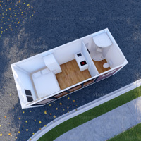 Villa de lujo con estructura de acero de alta calidad, casa prefabricada para vivir, para cocina, baño, dormitorio, edificio de oficinas
