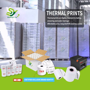 Rouleau <span class=keywords><strong>de</strong></span> papier thermique 57x50mm pour imprimante thermique <span class=keywords><strong>de</strong></span> caisse enregistreuse POS, <span class=keywords><strong>prix</strong></span> usine Zhejiang SY120, échantillon gratuit, pas cher - Product Image 2