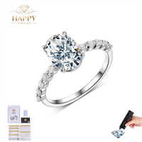 Bague ovale torsadée en argent S925 avec moissanite - Sertissage à quatre griffes avec bande torsadée et diamants pavés pour femme