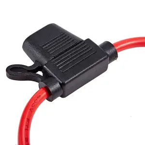 Automotive Fuse Holder AMP Maxi Plug-In Fuse Holder Wiring Harness 2 Pin Connector Auto Maxi Fuse Holder