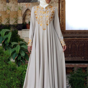 Vestido musulmán para mujer, vestido veraniego de Moda de Primavera, bata Abaya, venta al por mayor de ocio, manga larga, Abaya de lujo 2023 - Product Image 2