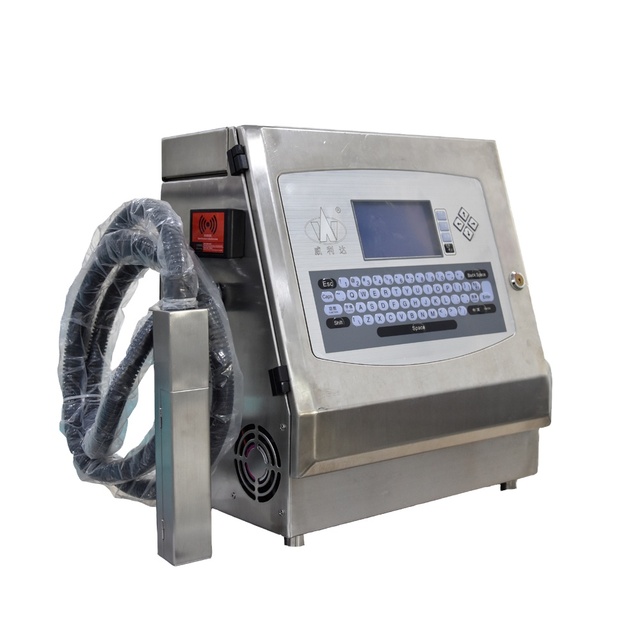 Willita WLD-380 Automatic Online CIJ Continuous Inkjet Printer for Mfg Exp Date Production Line Coding