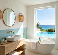 FULLSUMMER Seabreeze Pool Guesthouse Hotel OneStop Design Kustomisasi Seluruh Rumah Layanan Desain Interior Rumah
