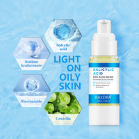 Nouveau sérum à l'acide salicylique rétrécissement des Pores exfoliation de la peau Peeling Anti-acné sérum pour le visage acide salicylique sérum pour le visage