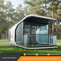 Capsule hôtelière de camping en plein air, cabine Apple ciel étoilé, internet, séjour populaire, maison mobile en aluminium avec lumière du soleil