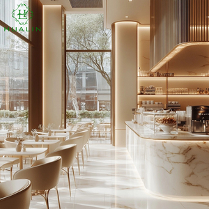 Bộ bàn ghế nhà hàng phong cách hiện đại HUALIN, bàn ăn bằng đá sintered chất lượng cao, phù hợp cho khách sạn, quán cà phê, nhà hàng theo chủ đề. - Product Image 5