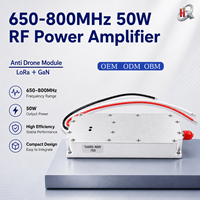 Module amplificateur de puissance RF 50W 650-800MHz LoRa GaN, module anti-drone haute puissance, module anti-FPV