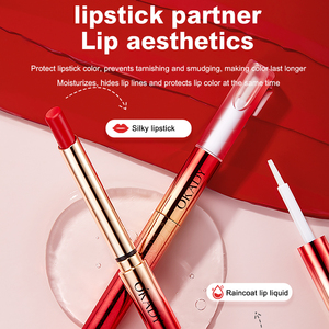 <span class=keywords><strong>Rouge</strong></span> à lèvres mat satiné nourrissant, longue tenue, radieux, époustouflant et luxueux pour le maquillage de beauté - Product Image 2