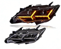 Conjunto de Faros Delanteros LED Modificados para Toyota Camry 2015-2017 XV50, Repuesto de Faros Delanteros para Automóvil, Suministro de Fábrica de Autopartes