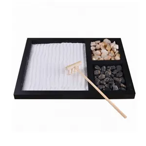 Areia zen em resina para tablet, kit com jardim com pedra para decoração personalizada, lembrança e luxo, novo, em oferta, 2021