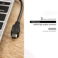 Kabel Pengisian Daya USB 2.0 Kecepatan Tinggi Grosir, Tipe A ke Mini B 5-pin