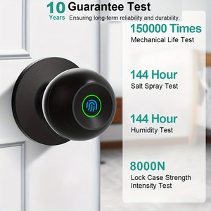 電子寝室インテリアドアPrivicyロックデジタルTuyaアプリ指紋スマートドアノブ - Product Image 6