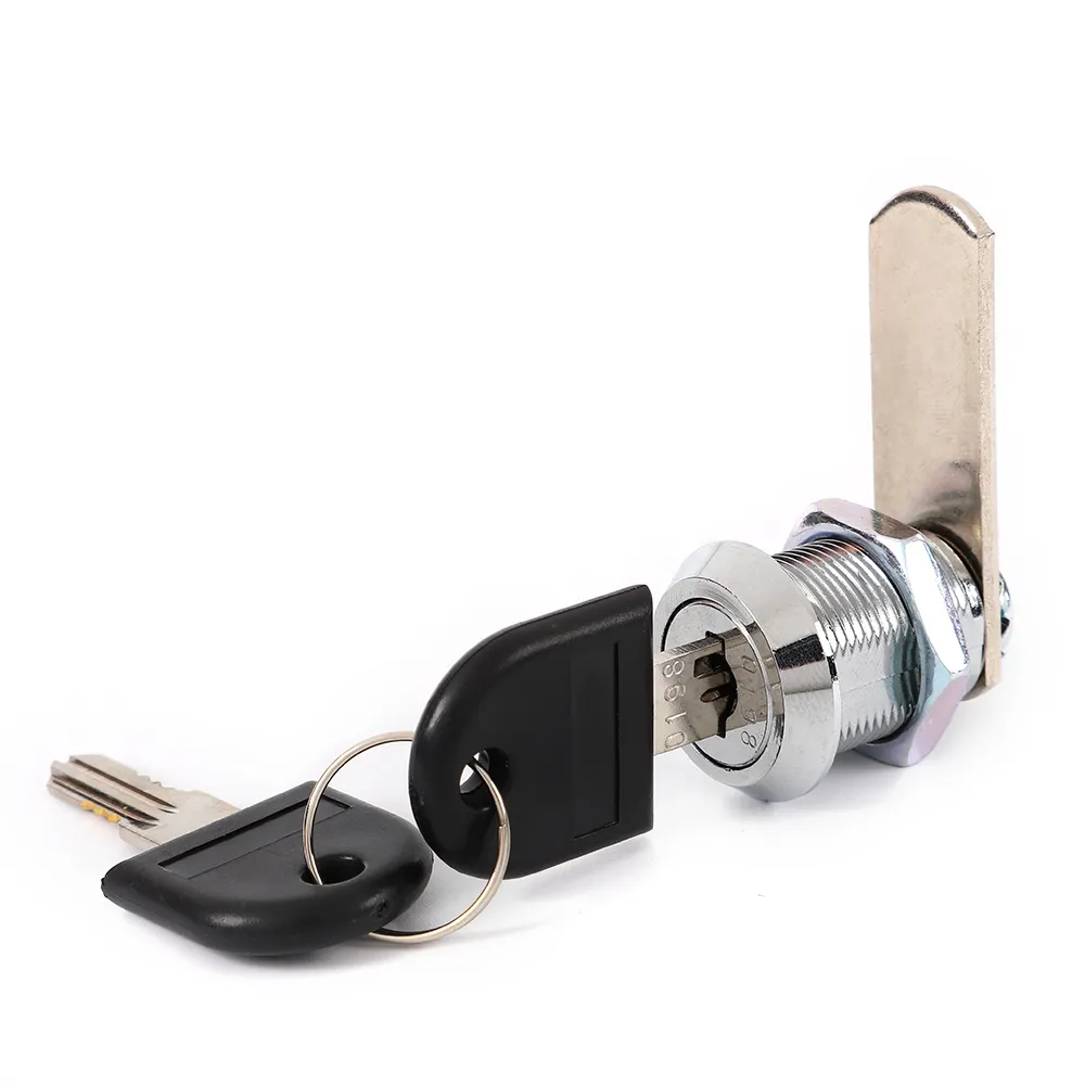 סופר עמיד JK503 זול מחיר שטוח מפתח מנעול רבע סיבוב מצלמת מנעול צילינדר מנעול מתכת ארונות