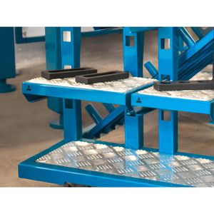 Étagère plate GPPH taille L 252x306x62mm pour tables avec trous de 16mm - Product Image 2