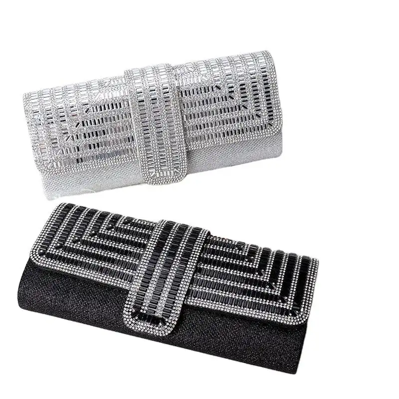 Luxe Diamant Strass Parels Kralen Bruiloft Clutch Portemonnee Dames Bruids Avondtas Clutch