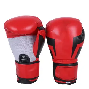 Vendita calda ispessimento regolabile colore personalizzato kick boxing guanti per allenamento indoor