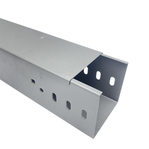 Heavy Duty Resistente À Corrosão Metal Calha Tipo Wireways Bandeja De Cabo De Aço Inoxidável Galvanizado Cabo Trunking Cover 5 Pcs - Product Image 1