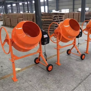 เครื่องผสมคอนกรีตแบบใช้มือ500ลิตรเครื่องผสมคอนกรีต2ถุงสำหรับผู้สร้างที่มีส่วนประกอบมอเตอร์หลัก - Product Image 6