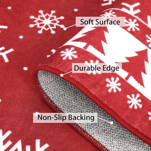 <span class=keywords><strong>2025</strong></span> New Arrival 5x7 truyền thống giáng sinh giọng Thảm máy có thể giặt bông tuyết Thảm Non-Slip Stain kháng kỳ nghỉ - Product Image 5