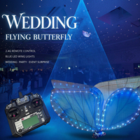 Drone Papillon Bionique Volant RC Télécommandé LED pour Scène, Événements, Mariage, DJ - Nouveauté et Vente Flash