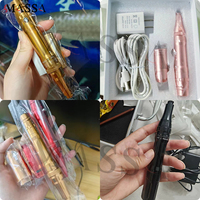 MASSA-Stylo de tatouage portable sans fil, pistolet de tatouage rotatif électrique avec design sans balais, machine de maquillage permanente personnalisée