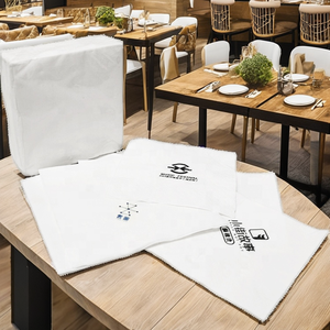 Custom ized Logo Einweg Cocktail Serviette 2-lagig wieder verwendbar für Restaurant und Hotels Dinner Parties Low MOQ - Product Image 6