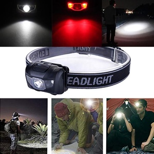 Portatile ultraleggero Mini 4 modalità LED faro da campeggio lampada da corsa lampada frontale testa <span class=keywords><strong>lante</strong></span> campeggio faro leggero - Product Image 6