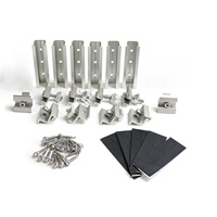 Rail de montage solaire en aluminium AL6005-T5 pour toit en tôle trapézoïdale industrielle