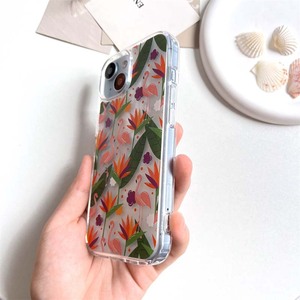 Đẹp hồng Flamingo Trong Suốt TPU Acrylic điện thoại di động Cover quay lại trường hợp đối với iPhone 11 12 13 14 15 16 Pro Max - Product Image 6