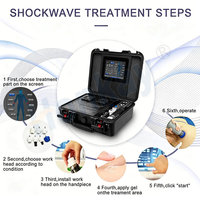 Máquina de Terapia de Ondas de Choque con Pantalla de 8 Pulgadas, para Reparación de Tendones, Masaje con Ondas de Choque, para Centros de Bienestar, con Capacidades de Entrenamiento Gratuito