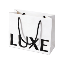 Sacs en papier kraft personnalisés Ching TA avec poignée longue, logo en feuille d'or, matériaux recyclés pour l'emballage de chaussures, vêtements et artisanat