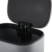 Poubelle d'extérieur en acier inoxydable, pédale de salle de bain, poubelle WBS076