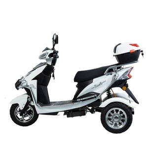 Tricycle Électrique 60V 1000W, Scooter à <span class=keywords><strong>3</strong></span> <span class=keywords><strong>Roues</strong></span> pour Adultes, Trike de Transport, Vitesse Élevée 30-50km/h, Double <span class=keywords><strong>Roues</strong></span> Arrière, Coffre Ouvert, Vente en Gros OEM - Product Image 5