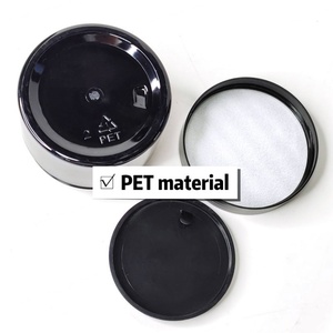 Custom Round Black <b>Plastic</b> <b>Jars</b> PET Container for Food Protein Powder Cans Travel <b>Plastic</b> PET Bottle Storage <b>Jars</b> - Product Image 2