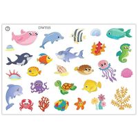 Hochwertige, Langlebige, Wasserfeste, Individuell Bedruckte Klebeetiketten mit RTS-Tierdesigns
