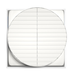 Ventilateur d'extraction mural Hengshuangda en fibre de verre à double persienne de type U, 220V, blanc, pour la ventilation des fermes - Product Image 4