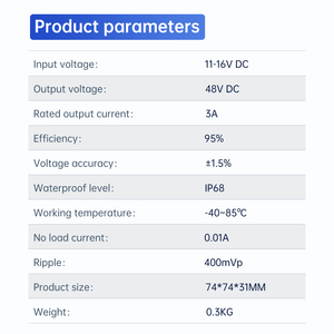 ตัวแปลงไฟ EDUP Starlink Boost <span class=keywords><strong>Converter</strong></span> แปลงไฟจาก 12V เป็น 48V 3A DC ตัวเพิ่มแรงดันไฟฟ้า ชุด Starlink V2 - อุปกรณ์เสริมสำหรับ EP-PW9603 - Product Image 4