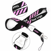 Cordon de cou personnalisé pour sublimation, 4 barres, aviation, Airbus, pour le bureau