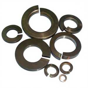 Rondelle a Molla in Bronzo Yushung Grado Marino C65100 Rondelle di Sicurezza in Bronzo al Silicio a Taglio Medio # 6 -7/8\" B18.21.1 - Product Image 1