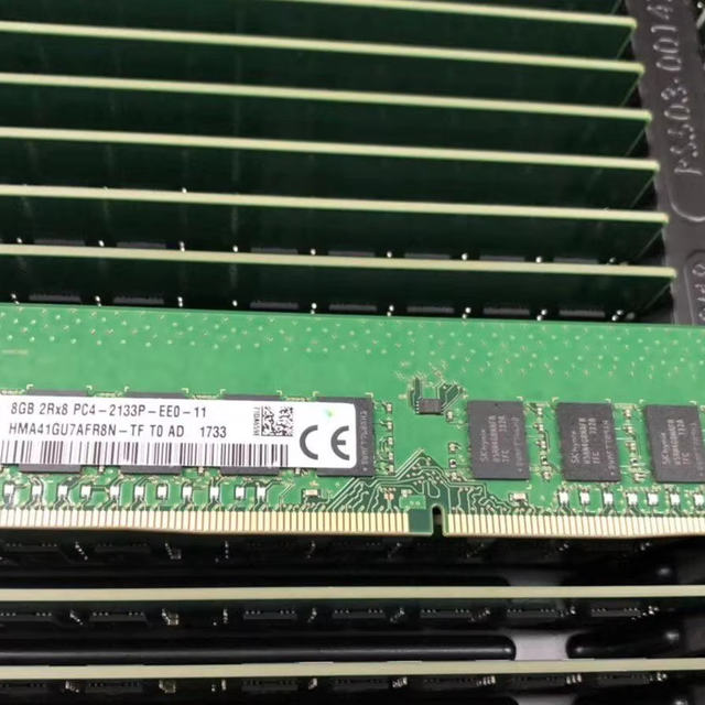 For 8G 1 RX8 2133 DDR4 Pure ECC UDIMM Server Memory M391A1K43BB1-CPB Made in China