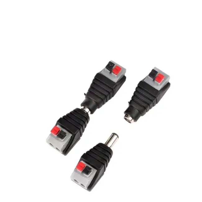 DC connector Press wiring 5.5*2.1mmDC female button power connector