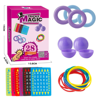 Set mainan trik sulap anak-anak, Kit trik sulap kustom, Set untuk anak-anak dengan instruksi Video