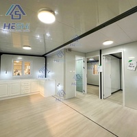 Sıcak Fırsat 20Ft 40Ft Prefabrik Konteyner Genişletilebilir Ev 1 2 3 4 5 Yatak Odalı Katlanabilir Yaşam Alanı Tiny House Villa