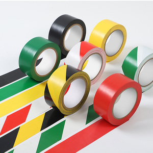 Ruban de signalisation de sécurité en PVC, bande de marquage au sol, bande de signalisation de danger pour l'utilisation en entrepôt et en usine - Product Image 1