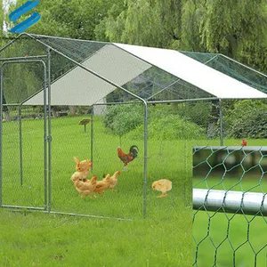 Malla de alambre hexagonal galvanizada para valla, red de malla de pollo para granja, red hexagonal para aves de corral