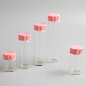 Boş Şeffaf vidalı üst konteyner tüp 15ml 25ml 40ml 50ml 60ml 2oz cam şişe vidalı kapak boncuk hediye ambalaj kullanımı - Product Image 4